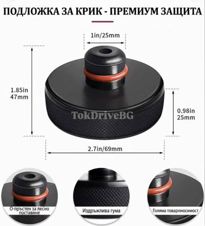 Гумени подложки за крик 